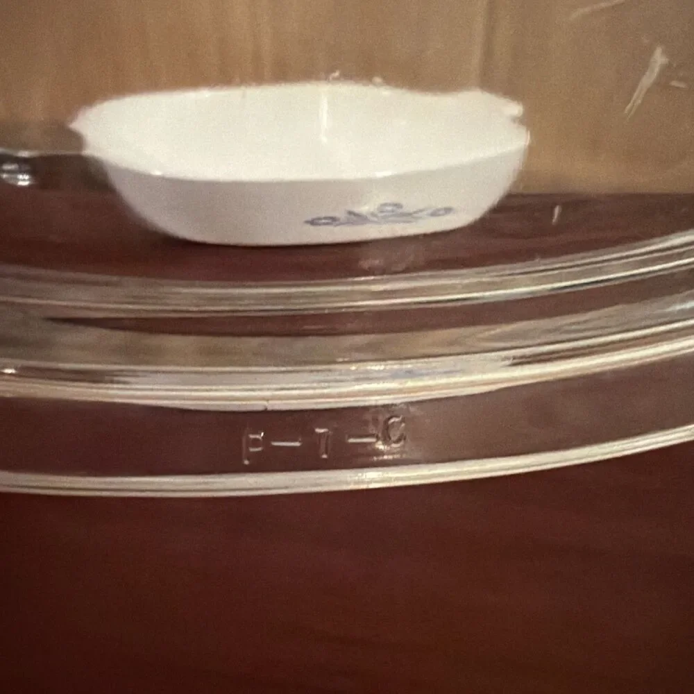 VTG CorningWare Saucepan P-1 3/4-B + Lid P-7-C + Handle P-10-HG Blue Cornflower!